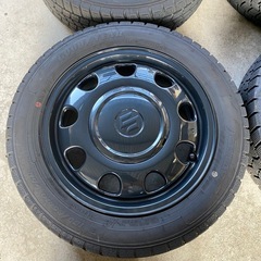 スペーシアギア　純正ホイール　スタッドレスタイヤセット