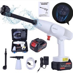 高圧洗浄機 コードレス BOOMAX 充電式 8MPa 20000mAh12M