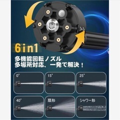 高圧洗浄機 コードレス BOOMAX 充電式 8MPa 20000mAh12M