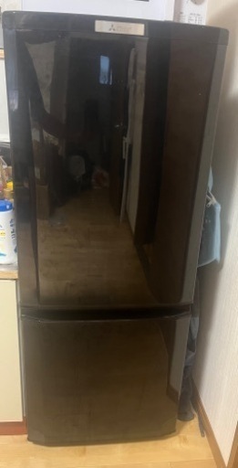 2017年製　三菱　冷蔵庫　ブラック【値下げ】