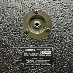 YAMAHA ベースアンプ キャビ SR215B エレクトロボイスEVM-15L2発搭載