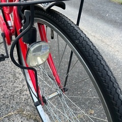 名古屋市内配達無料26インチシティーサイクルママチャリ自転車赤色