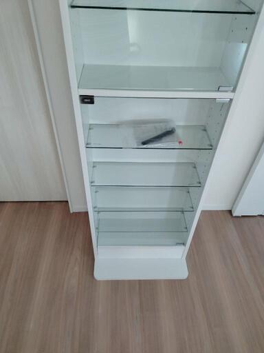 不二貿易 ガラスコレクションケース ハイタイプ 浅型　フィギュア