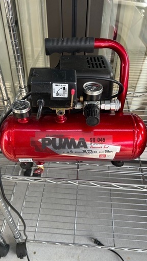 引き渡し者様決まりました。　　　　　　　エアーコンプレッサー　〇SK11 オイルレス エアーコンプレッサー SR-045 タンク容量 4L SR-L04SPT-01