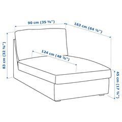 【大幅値下げ】IKEA シーヴィク 寝椅子×2台 ライトグレー