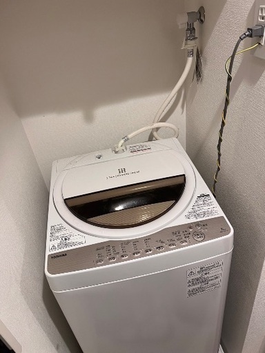 TOSHIBA洗濯機 7kg 2017年製（取扱説明書つき）