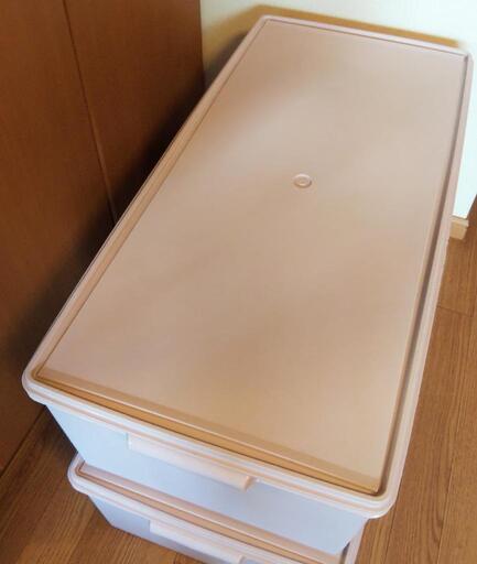 美品/4個セット/タッパーウェア/ロング/スーパーケース/ピンク/廃番品