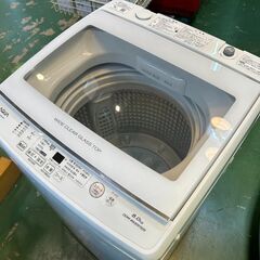 【愛品館八千代店】AQUA　2021年製　8.0㎏全自動洗濯機　AQW-GV80J