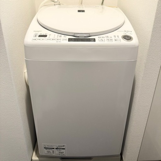 SHARP  ES-TX8F-W 洗濯機 8.0kg 2022年製