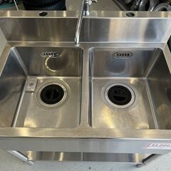 流し台 mruzen メッキ 2層シンク