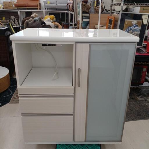 ★ジモティ割あり★ ｷｯﾁﾝｶｳﾝﾀｰ ﾆﾄﾘ WH 現状販売 高さ (H)101× 幅(W)91× 奥行(D)51(cm)【joh 2352】