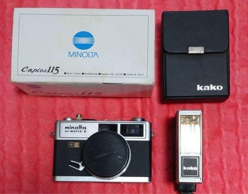 MINOLTA CAPIOS115 チタン kako フラッシュ セット