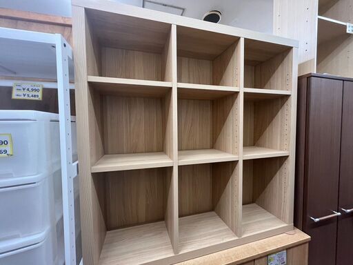 10/13値下げ用途色々フリーラック 棚可動棚 どんなお部屋にも合いそう！1086