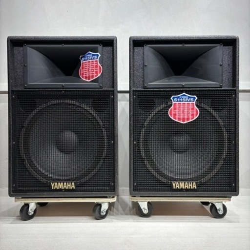 (難あり) YAMAHA ヤマハ S115ⅣS 2Way ペア 15アンチ　PAスピーカー　２本