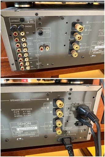 GO-180】DENON プリメインアンプ PMA-2000II CDプレーヤー DCD-755RE 