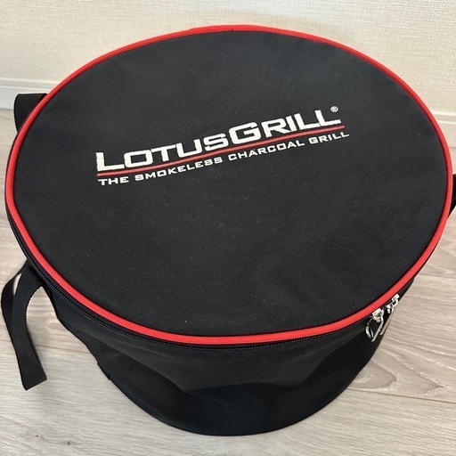 《1度のみ使用》ロータスグリル G340 無煙 LOTUS GRILL レッド BBQ コンロ