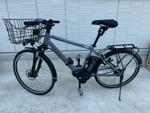 電動アシスト自転車　YAMAHA　PAS　BRACE　PA26B　前カゴ　リアキャリア　泥除け付き
