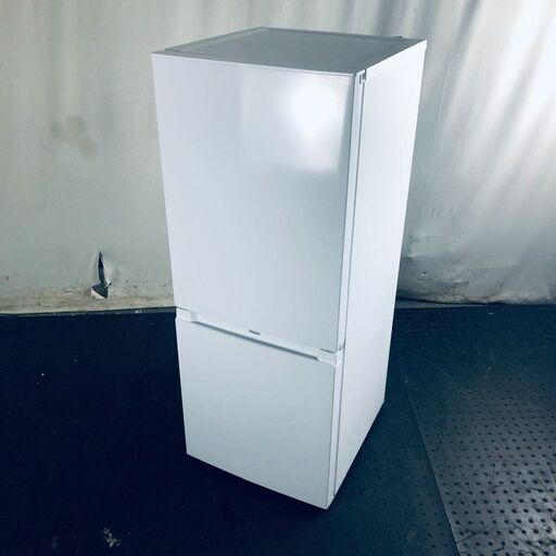 ID:re11016 ハイアール Haier 冷蔵庫 一人暮らし 中古 2021年製 2ドア 140L ホワイト ファン式 右開き JR-NF140M(W)  【リユース品：状態A】【送料無料】【設置費用無料】