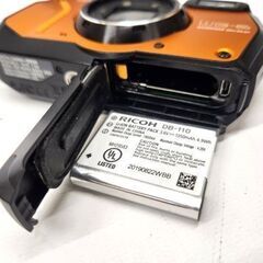 現状品 リコー コンパクトデジタルカメラ WG-6 オレンジ 充電器欠品 デジカメ 防水 耐衝撃 防塵 耐寒 RICOH 札幌市 平岸店