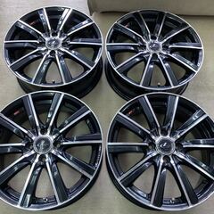 ウェッズ レオニスSL◇16インチ 6J IS50 PCD100-4H◇ブラック