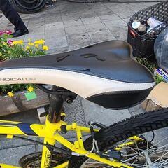 ＭＴＢ自転車　２６インチ　3x６変速　ライト　付き　黄色　配達可能