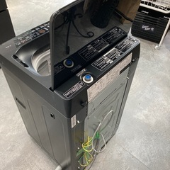 ハイセンス　全自動洗濯機 5.5kg HW-G55EK 2021年 ブラック  風乾燥 