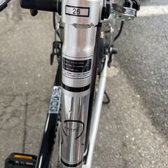 自転車 26インチ 6段変速 サギサカ エイチェル シルバー 💳自社配送時🌟代引き可💳※現金、クレジット、スマホ決済対応※