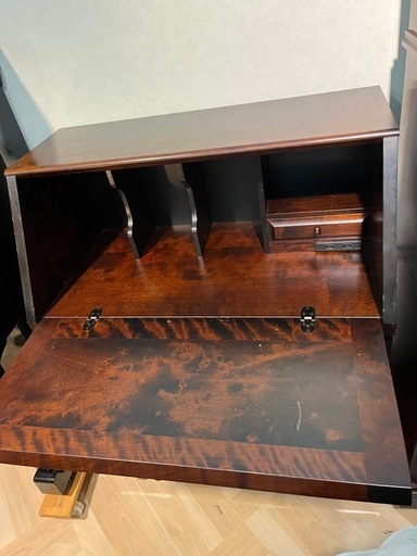 北海道民芸家具 ライティングビューロー H110K39 北海道民芸家具