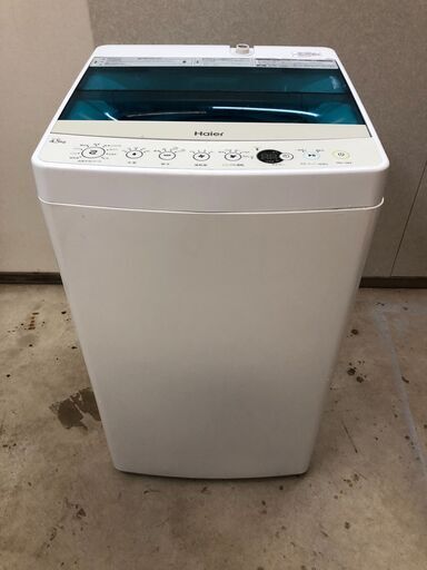 Haier JW-C45A 洗濯機　4.5kg 2019年製 48178-2-003