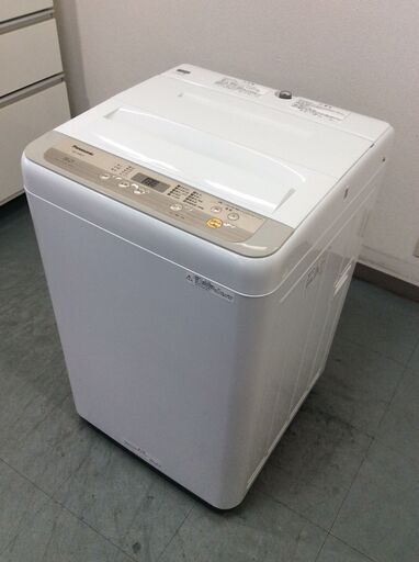 JT9445【Panasonic/パナソニック 5.0㎏洗濯機】美品 2019年製 NA-F50B12 家電 洗濯 簡易乾燥付