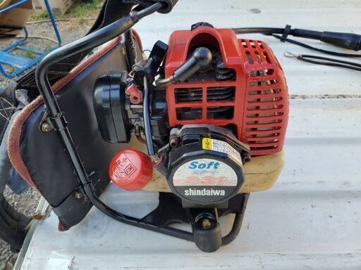 ○ 背負い式草刈機 新ダイワ SK231-S ソフトスタート エンジン始動吹け