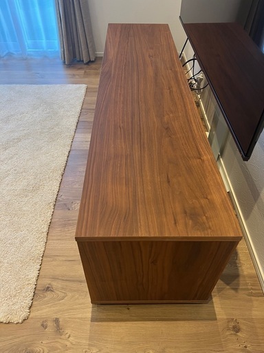 無印良品 木製AVラック テレビボード テレビ台 ウォールナット材 幅