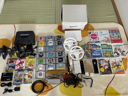 任天堂64 \u0026 任天堂 Wii 人気ゲームソフト込み