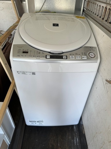 【1年使用】 SHARP 洗濯乾燥機 ES-TX8D2021年購入