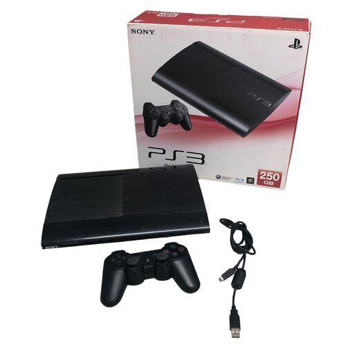 SR844 SONY ソニー PlayStation3 PS3 プレステ3 本体 コントローラー1台 CECH-4000B チャコール・ブラック 石狩市