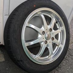 ☆深リムweds１５インチタイヤ付き４本セット☆