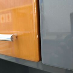 「ジモティー見た」で5％OFF！【ダイニングボード】ダイニングボード ニトリ キッチンボード レンジボード 食器棚 :ブラウン✕グレー