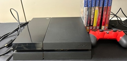 プレステ4とソフト（受け渡し中）