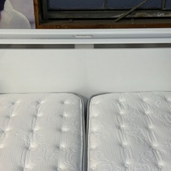ニトリ　ダブルベッド　分割マットレス