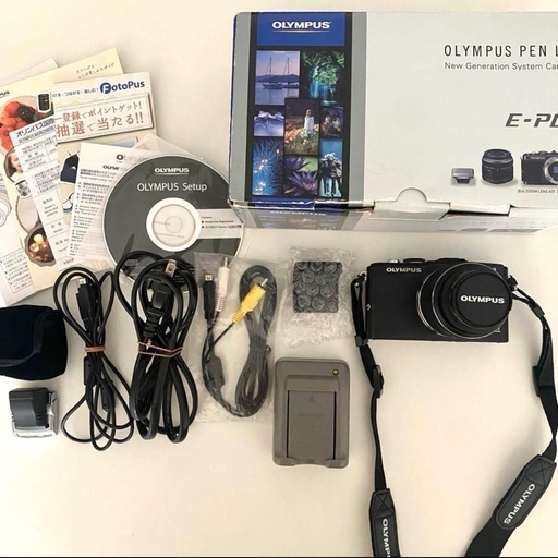 【ジャンク品】OLYMPUS PEN Lite E-PL5 ダブルズームキット