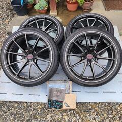 RAYS G25 19インチ ホイールセット PCD112 専用出品 Genuine 19x8 RAYS
