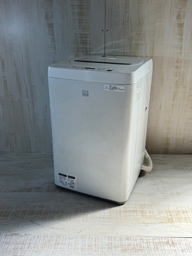 激安‼️2016年製SHARP全自動洗濯機ES-G4E3-KW 4.5kg 【ネット 激安‼️2016年製SHARP全自動洗濯機ES-G4E3-KW 4.5kg 【ネット