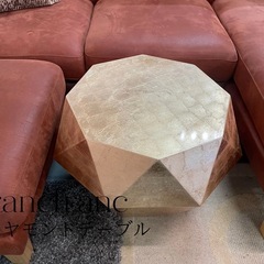 フランフラン ダイヤモンドテーブル ゴールド