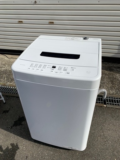 条件にて無料配送　2023年製　分解清掃済　アイリスオーヤマ　IAW-T504 洗濯機　全自動洗濯機