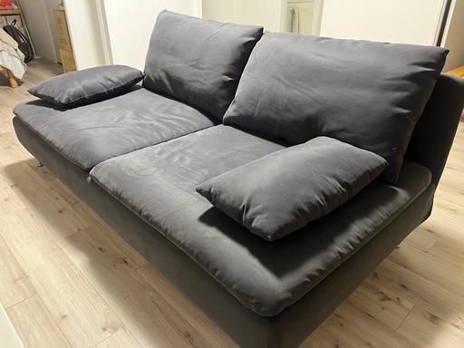 IKEA ソーデルハムン 3人掛け ソファ　グレー