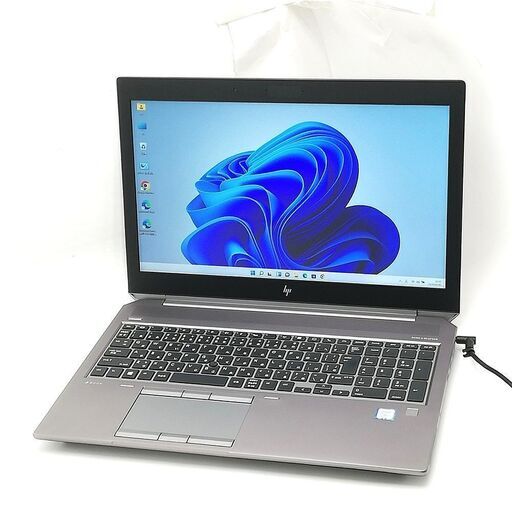 超高速M.2SSD フルHD 15.6型 HP Zbook 15 G6 高性能 モバイルワークステーション 中古美品 第9世代i7-9750H 32GB NVIDIA Windows11 Office