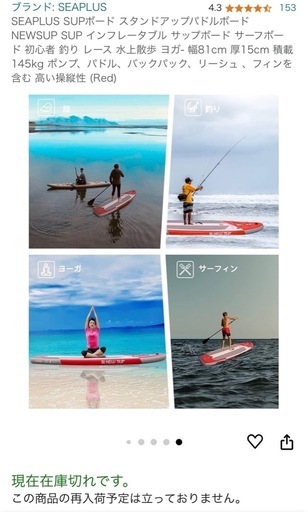 サップボード（2人乗り可）パドル ライフジャケット付 SUPにライフ