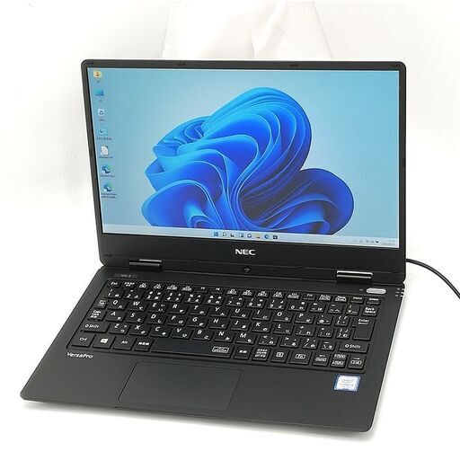 赤字覚悟 高速SSD Windows11済 12.5型ワイド 軽量 ノートパソコン NEC PC-VKT12HZG3 中古美品 第7世代i5 8GB 無線 Bluetooth カメラ Office