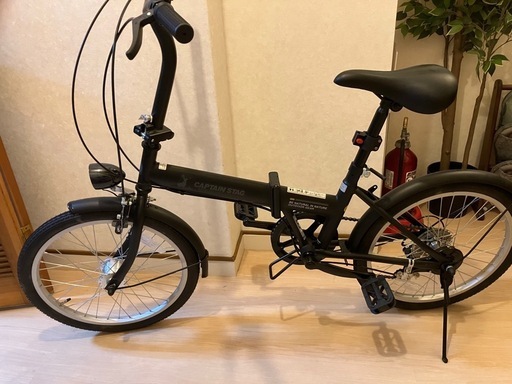 外装6段折り畳み変速ほぼ未使用・室内保管CAPTAIN STAG　YG-1351 ナビライトFDB20620型