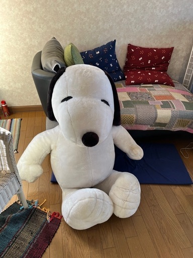 特大スヌーピーぬいぐるみ、130センチスヌーピーぬいぐるみ